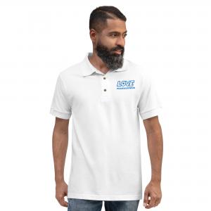 LOVE Foamalicious Embroidered Polo Shirt