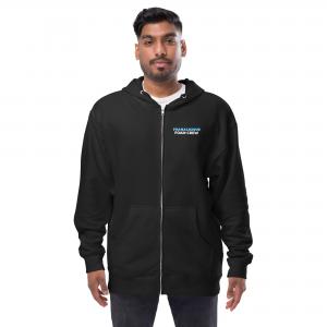 FOAM CREW Unisex fleece zip up hoodie