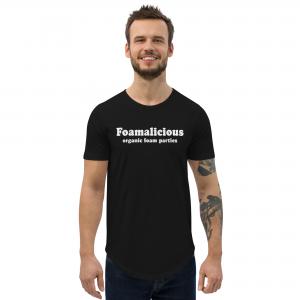 Foamalicious Men's Curved Hem T-Shirt
